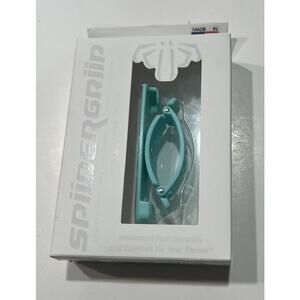 SPIIDERGRIIP Phone Grip Aqua Blue Brand New
